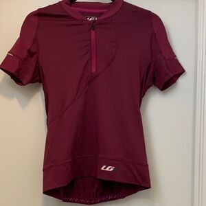 Woman’s Short Sleeve Cycling Jersey - Burgundy